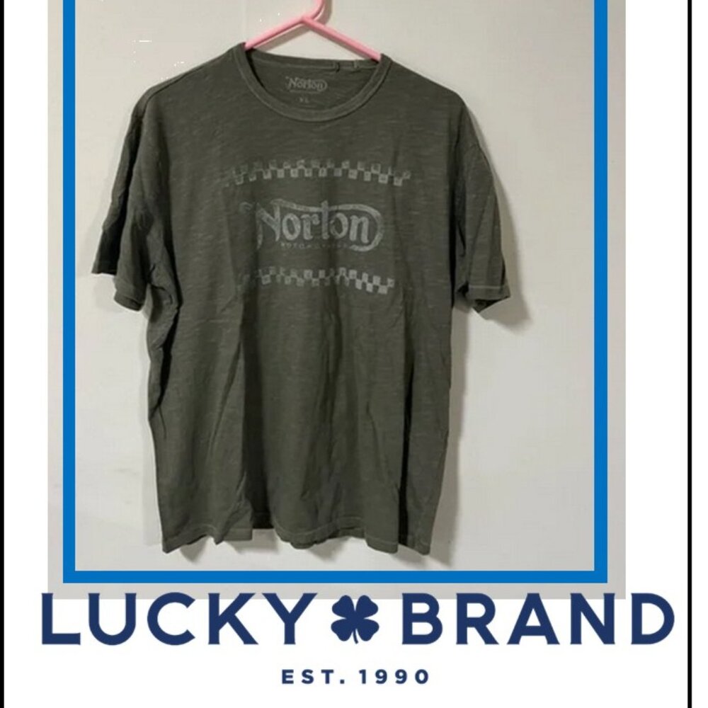 Lucky Brand Olive Norton Graphic Tee